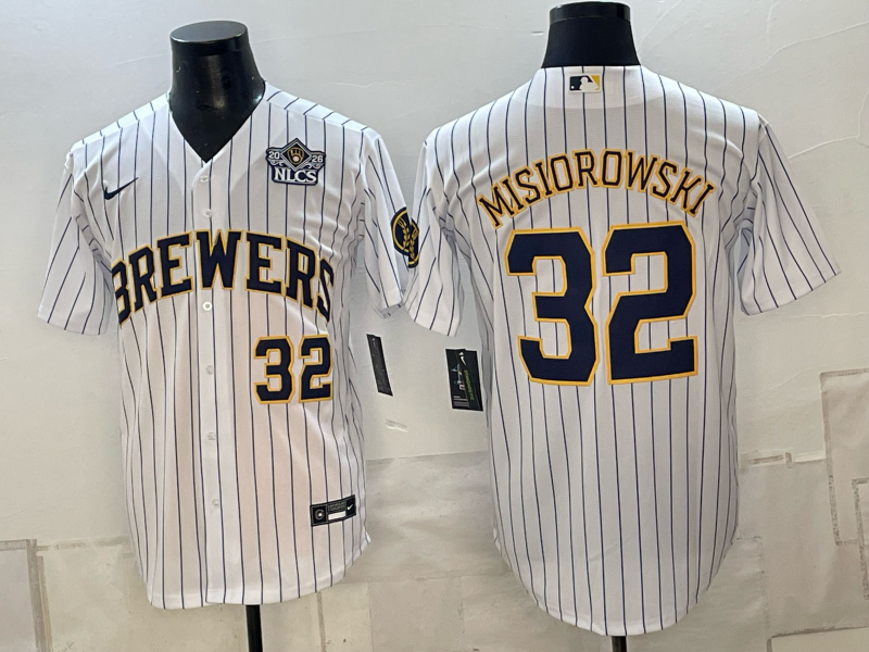 Men 2026 Milwaukee Brewers #32 Misiorowski White Game Nike MLB Jersey 101203->milwaukee brewers->MLB Jersey